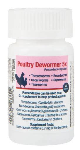 Poultry Dewormer 5x Pilot Point Feed Store