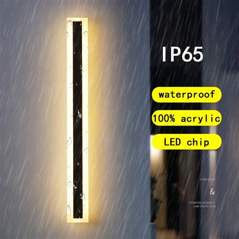 Wodoodporny D Ugi Cienna LED Outdoor IP65 W Nowoczesnym Stylu Pejza Z