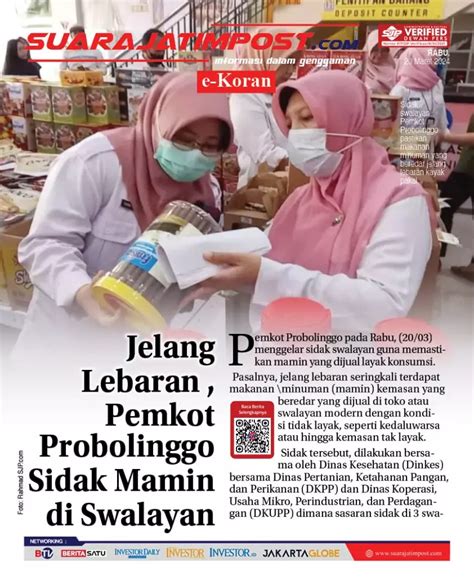 Ekoran Edisi Rabu Maret Suara Jatim Post