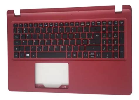 Carcasa Base Superior Teclado Port Til Acer Es Color Rojo