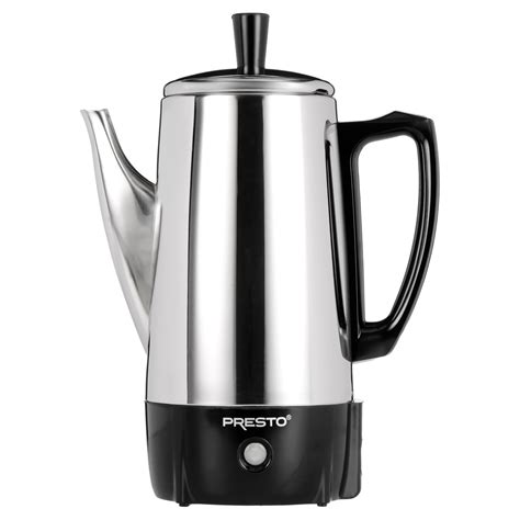 Presto® 6-Cup Capacity Stainless Steel Coffee Maker 02822 - Walmart.com