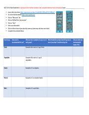 MyPlateWorksheetUPDATED21 1 Docx NSC 150 My Plate Worksheet To Take