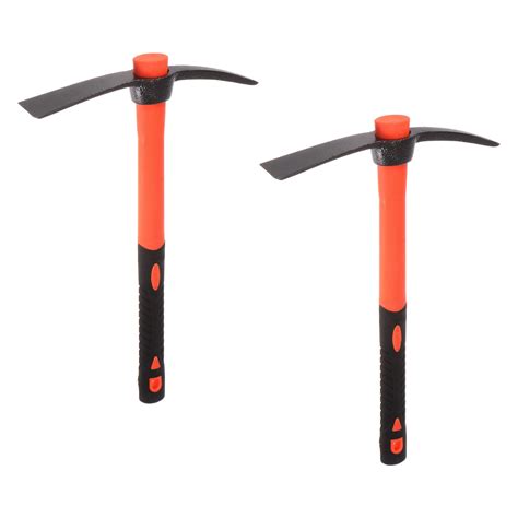 2pack Pick Mattock Hoe 15 Inch Steel Forged Weeding Pick With