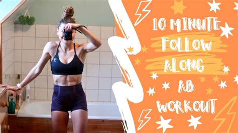 FOLLOW ALONG AB WORKOUT 10 Minute Intense Ab Workout YouTube