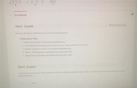 Solved St Attempt See Periodic Table Part Point Based Chegg