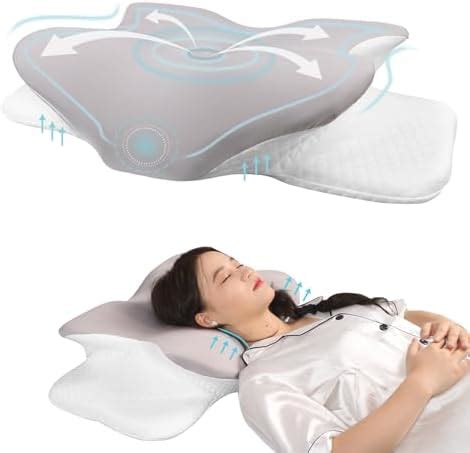 Meeyoga Almohada Cervical de Espuma Almohada Ortopédica Ergonómica