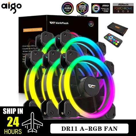 Darkflash DR11 Rgb Fan Ventoinha PC Controladora 120mm Computer Case