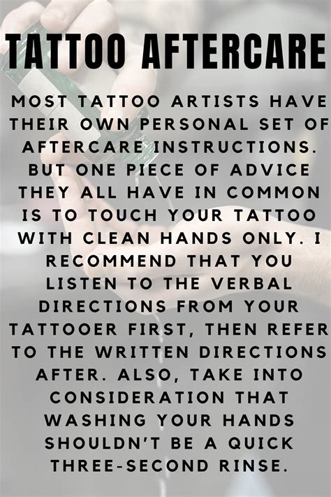 Tattoo Aftercare – A Guide To Your First Ever Tattoo - Tattoo Glee