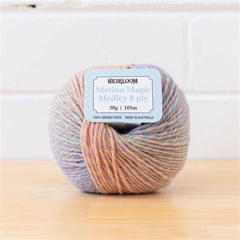 Merino Magic Medley 8 Ply Serenade 7087 Loom Spindle