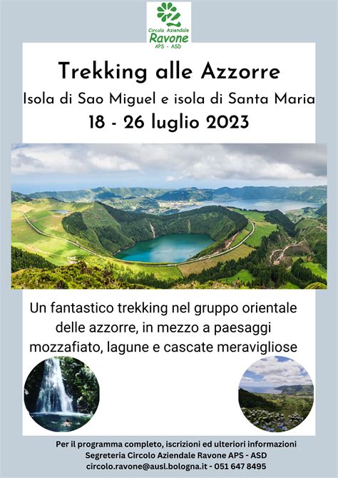 Trekking Alle Azzorre Circolo Aziendale Ravone APS ASD