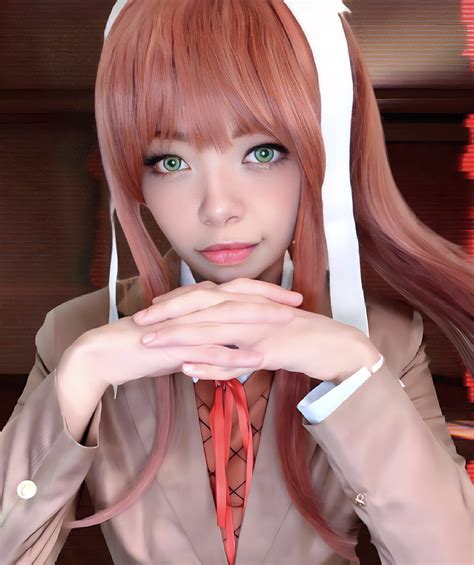 Monika Cosplay By Vannamelons R JustMonika