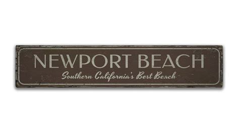 Newport Beach Sign Newport Beach Lovers Newport Sign Wood Etsy