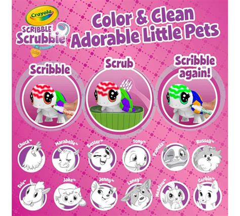 Scribble Scrubbie Pets Mega Pack | Crayola.com | Crayola