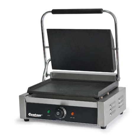 Centaur Cen San10 Smooth Panini Sandwich Grill Ford Hotel Supply