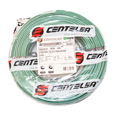 Alambre Centelsa 12 AWG Rojo ACDC Evolution