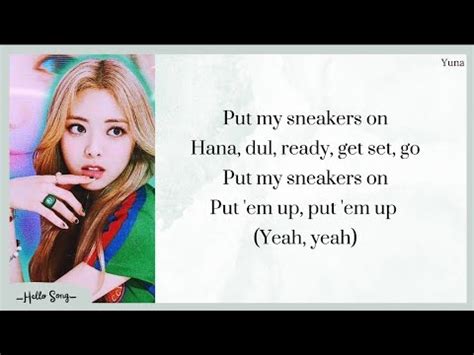 Itzy Sneakers Easy Lyrics Youtube