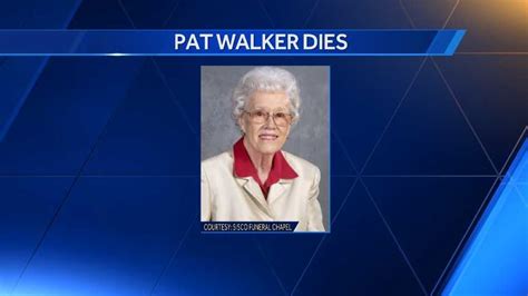 services scheduled    philanthropist pat walker