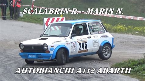 RAFFAELE SCALABRIN NICOLO MARIN AUTOBIANCHI A112 ABARTH RALLY