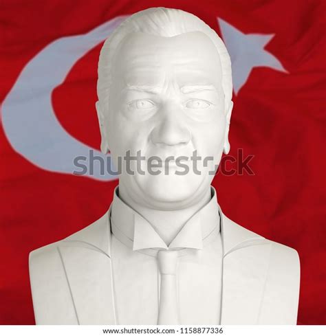 Mustafa Kemal Ataturk Founder Turkish Republic ilustración de stock