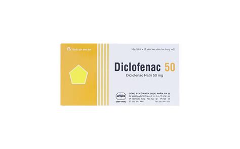 Diclofenac 50mg 100 Viên Kháng Viêm Không Steroid Nhà Thuốc 5g