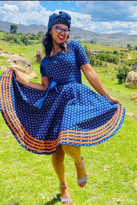 Stunning Shweshwe Dresses For Makoti 2023 For African Womens