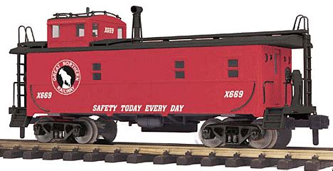 MTH RailKing One Gauge Offset Steel Caboose Great Northern 507