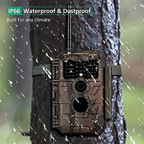 GardePro E6 Trail Camera WiFi 32MP 1296P Game Camera