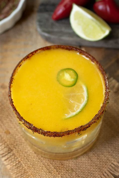 Spicy Jalapeño Mango Margarita Culinary Ginger