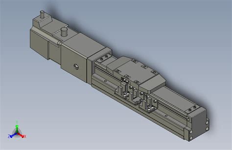 Gth4 L 50 Bc M05 C3 Gth4内嵌式螺杆滑台 电机直连 Toyo模组滑台电缸step模型图纸下载 懒石网