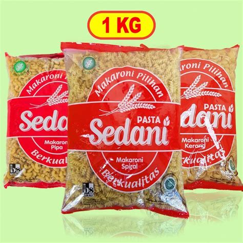 Jual Makaroni Spiral Pasta Sedani Makaroni Uril Makaroni Pipa Sedani