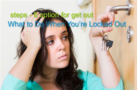 Steps 6 Option For Get Out What To Do When Youre Locked Out