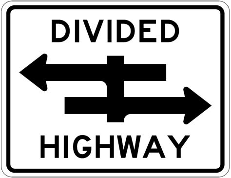 Divided Highway Sign Template Download Printable Pdf Templateroller