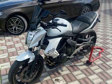 Купить б у Kawasaki ER N инжектор передач в Бронницах белый naked bike года на Авто ру