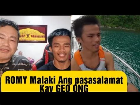 Nag Viral Na Si Romy Aka Onyok Abot Abot Ang Pasasalamat Kay Geo Ong