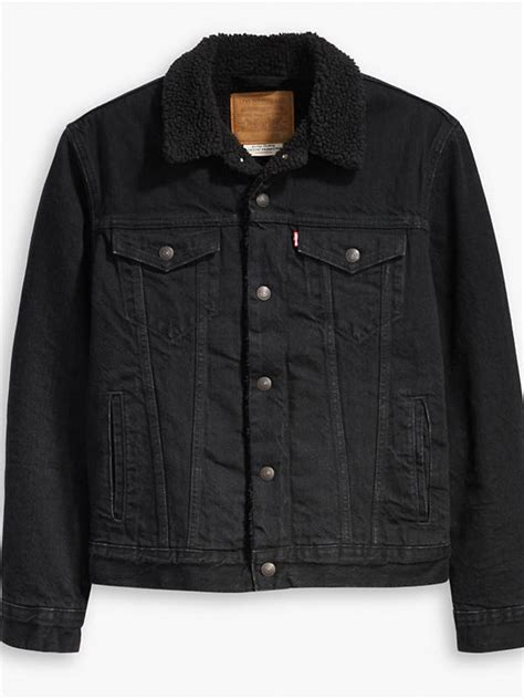 Type Iii Sherpa Trucker Jacket Black Levis® Us