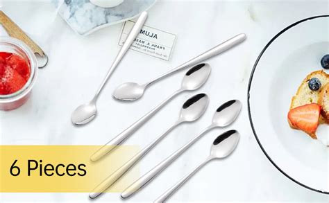 Amazon Tiokin Long Handle Spoon Iced Tea Spoons 7 8 Inch Coffee