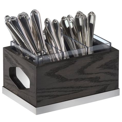 Cal Mil 3811 87 Cinderwood 3 Compartment Flatware Organizer