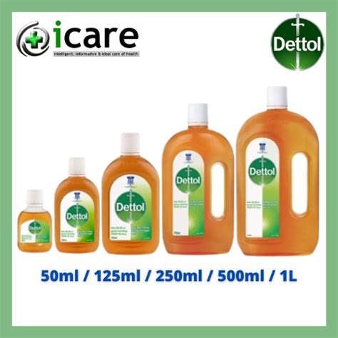 Dettol Antiseptic Germicide Liquid 50ml125ml250ml500ml1l Shopee Malaysia