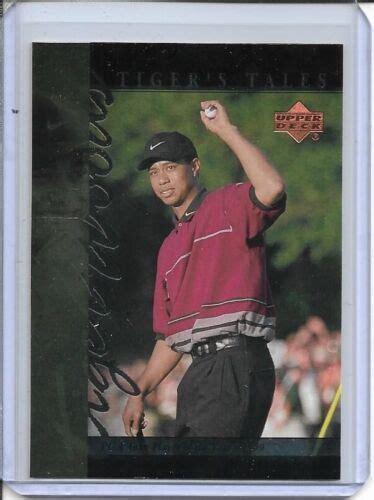 Tiger Woods Upper Deck Tiger Tales Insert Tt Time Major