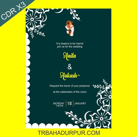 Shadi Card Design With