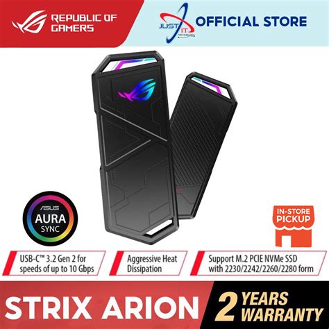 Asus Rog Strix Arion Tuf Gaming A1 M2 Nvme Ssd Enclosure Type C