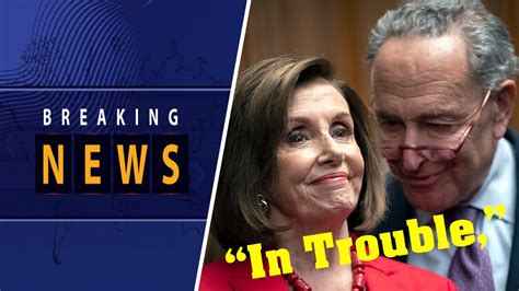 Breaking Chuck Schumer Just Turned Against Pelosi She In Trouble