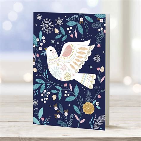 UNICEF Market UNICEF Holiday Cards Set Of 12 The Midnight Dove