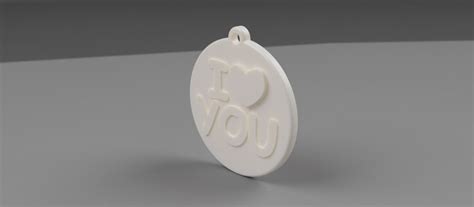 Stl File Valentines Day Keychain・3d Print Object To Download・cults
