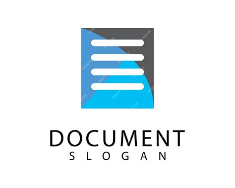 Premium Vector Document Logo Vector Design