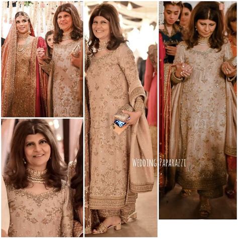 Brides Mother Wearing Dr Haroon Designer Anarkali Dresses Asian