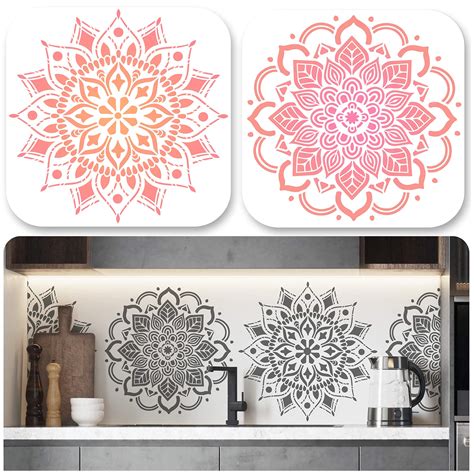 Buy Urbanxelites Mandala Stencils For Painting X Inch Large