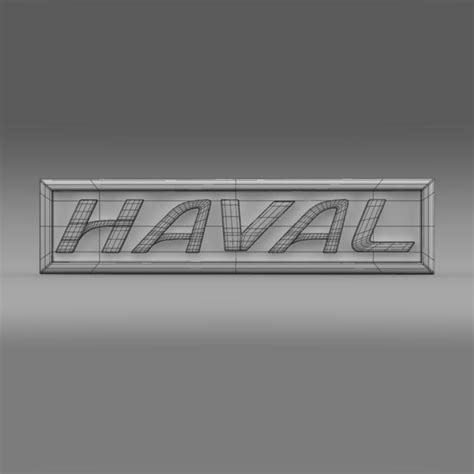 Haval logo 3D Model - FlatPyramid