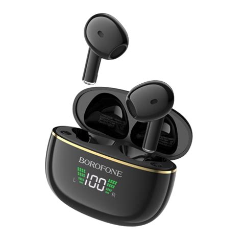 Borofone Bw Cheerful True Wireless Bluetooth Earphone Black