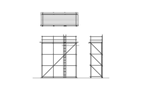 Andamios Dibujos Cad Gratuitos